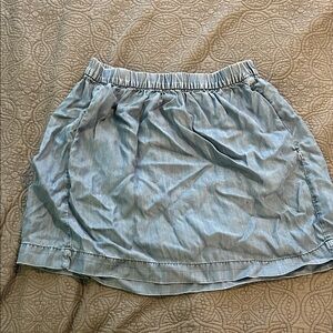 4/$20 GAP Soft Blue Denim Skirt